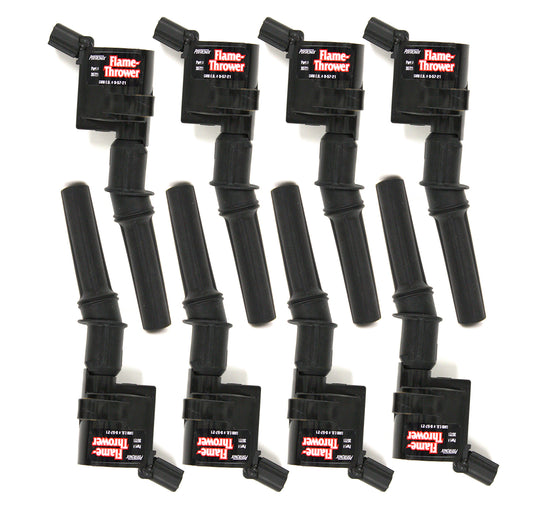 Pertronix Ignition Ignition Coil Pack - Flame Thrower - Coil-On-Plug - Black - Ford Modular - Set of 8