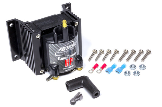 Pertronix Ignition Ignition Coil - Flame Thrower HP - 0.2 ohm - E-Core - 45000V - Black - HEI - Each
