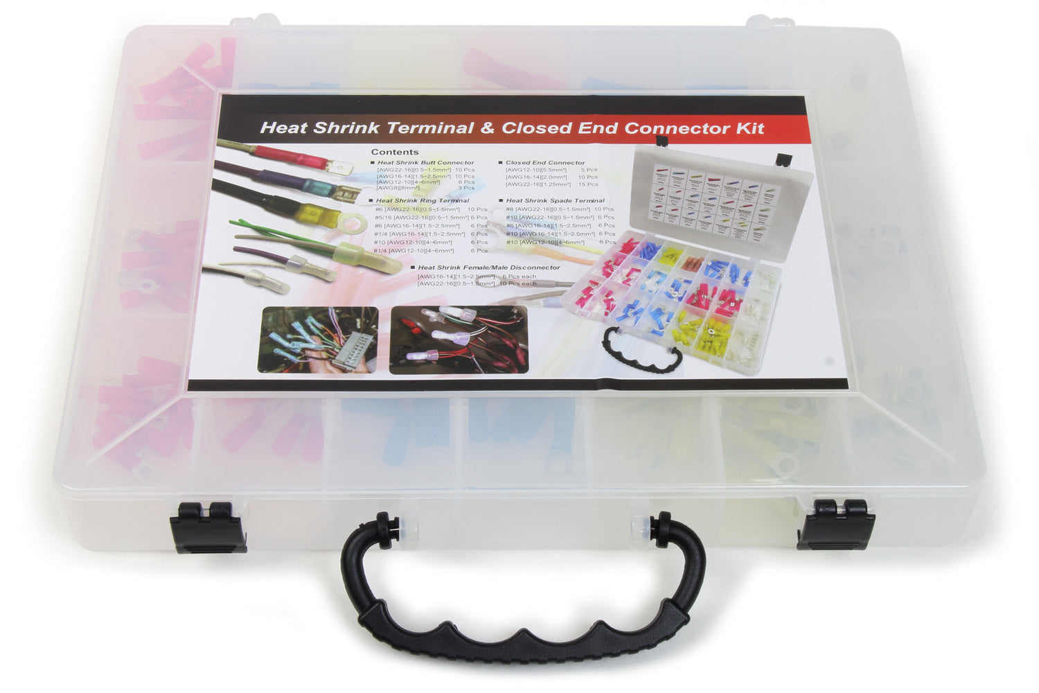 Pertronix Ignition Wire Terminal Kit - Heat Shrink - Butt Connectors / Disconnects / Ring Terminals / Spade Terminals