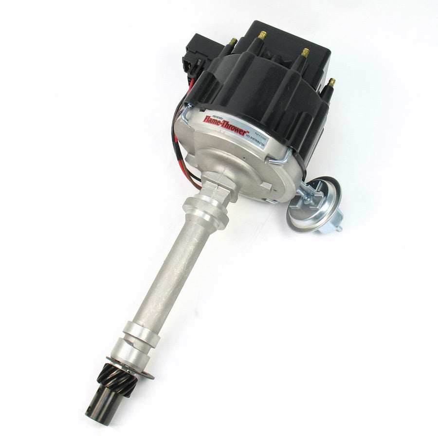 Pertronix Ignition Distributor - Flame-Thrower Street / Strip - Magnetic Pickup - Vacuum / Mechanical Advance - HEI