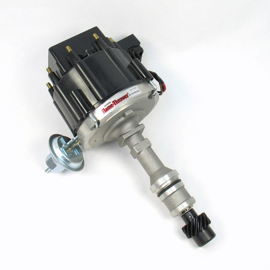 Pertronix Ignition Distributor - Flame-Thrower Street / Strip - Magnetic Pickup - Vacuum / Mechanical Advance - HEI
