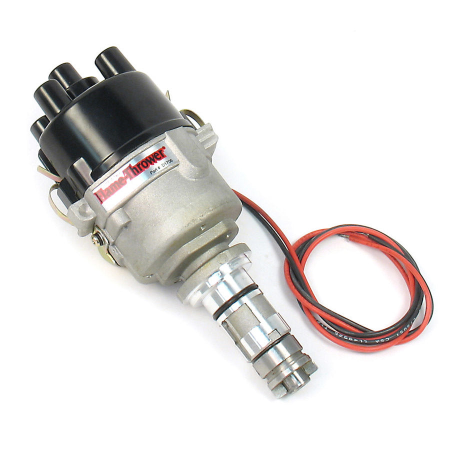Pertronix Ignition Distributor - Flame-Thrower Performance Cast - Magnetic Pickup - Mechanical Advance - Socket Style
