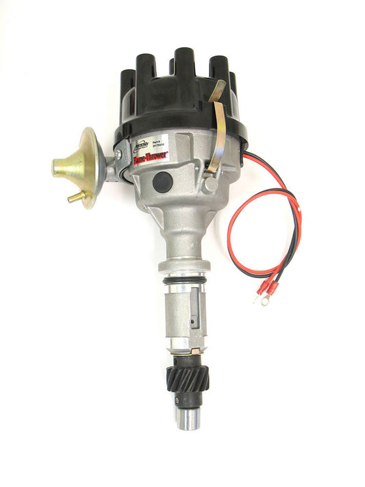 Pertronix Ignition Distributor - Flame-Thrower Performance Cast - Magnetic Pickup - Vacuum / Mechanical Advance -