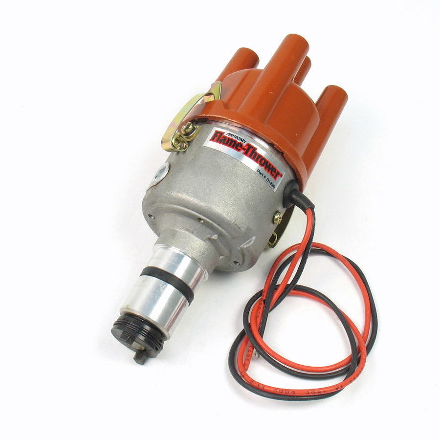 Pertronix Ignition Distributor - Flame-Thrower Performance Cast - Magnetic Pickup - Mechanical Advance - HEI Style
