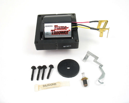 Pertronix Ignition Ignition Coil - Flame Thrower - E-Core - Coil in Cap - 50000V - Black - GM HEI - Each