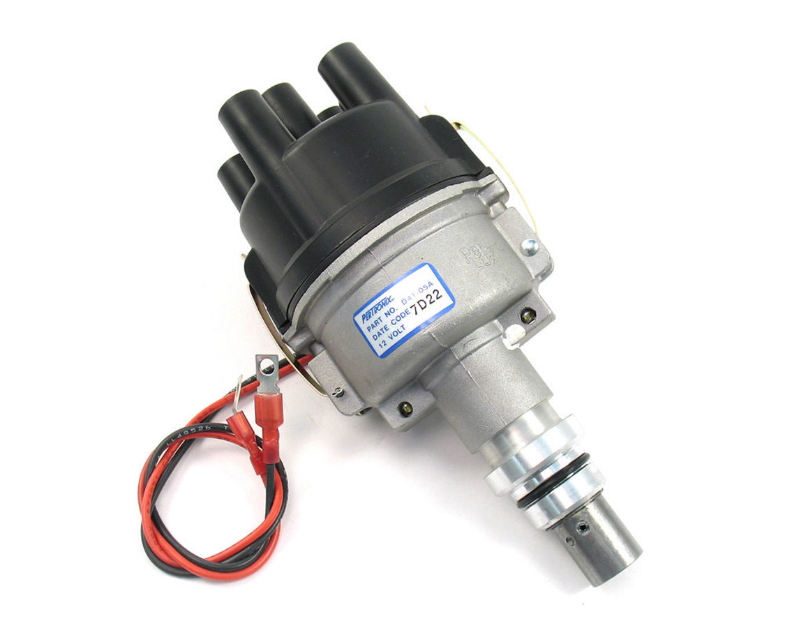 Pertronix Ignition Distributor - Industrial - Magnetic Pickup - Mechanical Advance - Socket Style - Black -