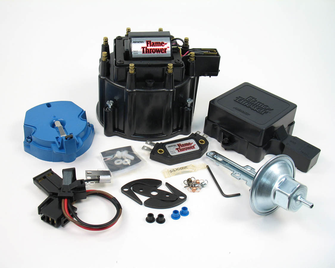 Pertronix Ignition Distributor Tune Up Kit - Flamethrower - Cap / Coil / Module / Rotor / Vacuum Advance / Vacuum