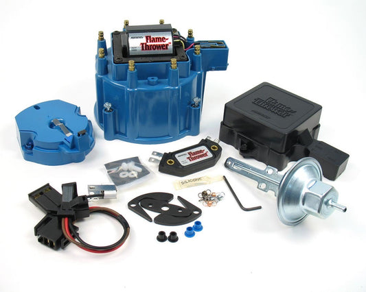 Pertronix Ignition Distributor Tune Up Kit - Flamethrower - Cap / Coil / Module / Rotor / Vacuum Advance / Vacuum