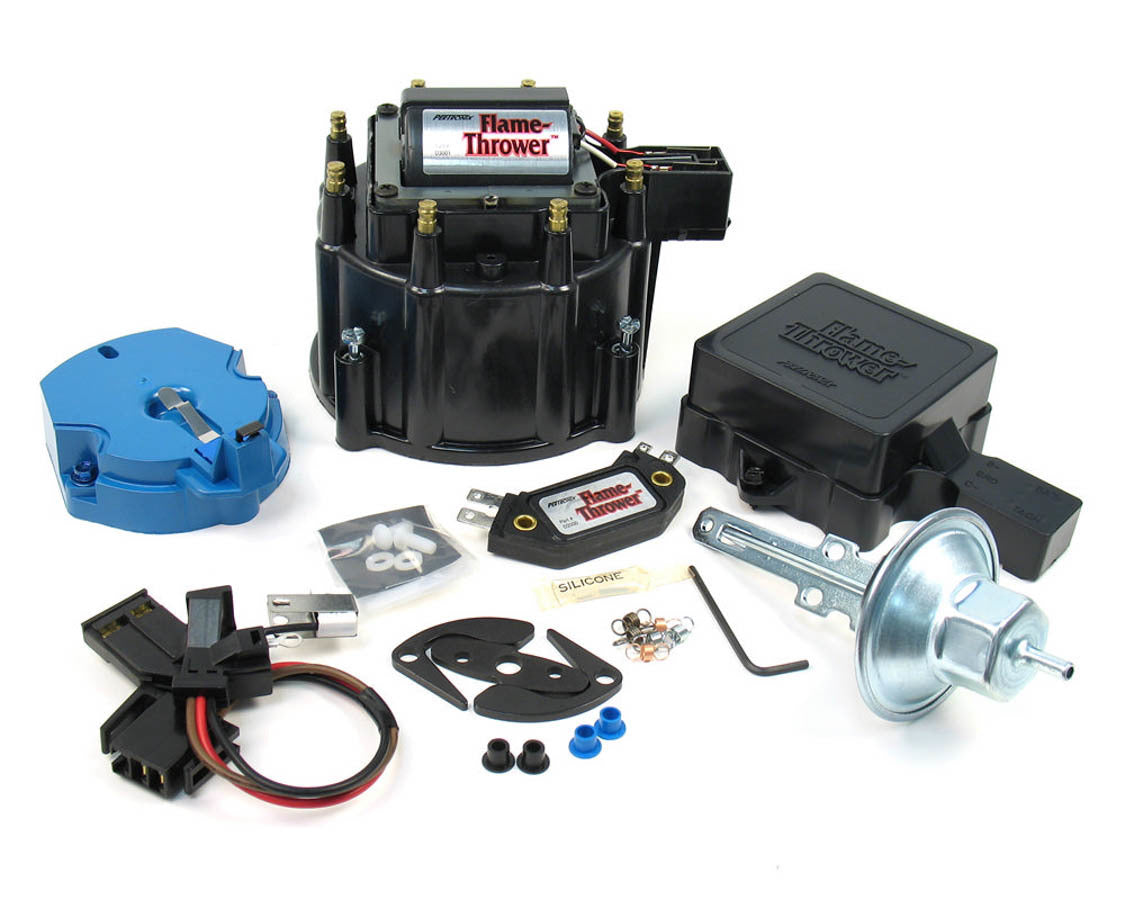 Pertronix Ignition Distributor Tune Up Kit - Flamethrower - Cap / Coil / Module / Rotor / Vacuum Advance / Vacuum