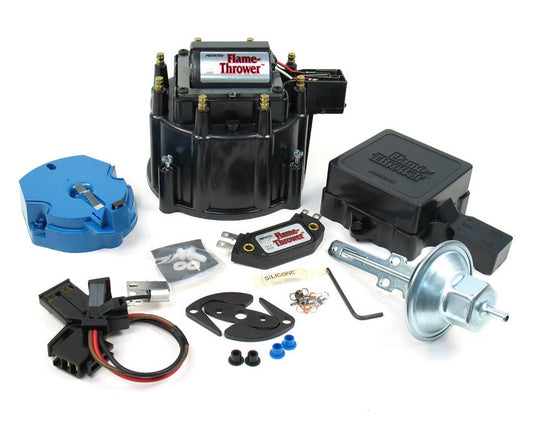Pertronix Ignition Distributor Tune Up Kit - Flamethrower - Cap / Coil / Module / Rotor / Vacuum Advance / Vacuum