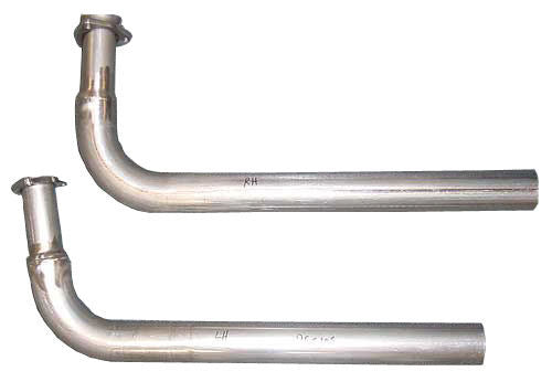 Pypes Performance Exhaust Intermediate Pipe - 2.5 in Diameter - Stainless - Small Block Chevy - Chevy Corvette 1967-81