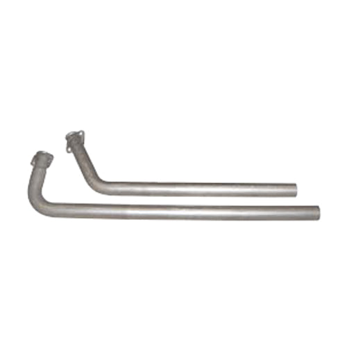 Pypes Performance Exhaust Intermediate Pipes - 2.5 in Diameter - Stainless - Natural - Pypes Exhaust - Stock 3-Bolt