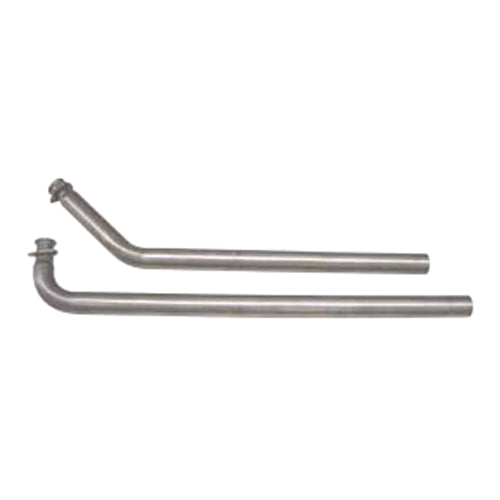 Pypes Performance Exhaust Intermediate Pipes - 2.5 in Diameter - Stainless - Natural - Pypes Exhaust - Stock 3-Bolt