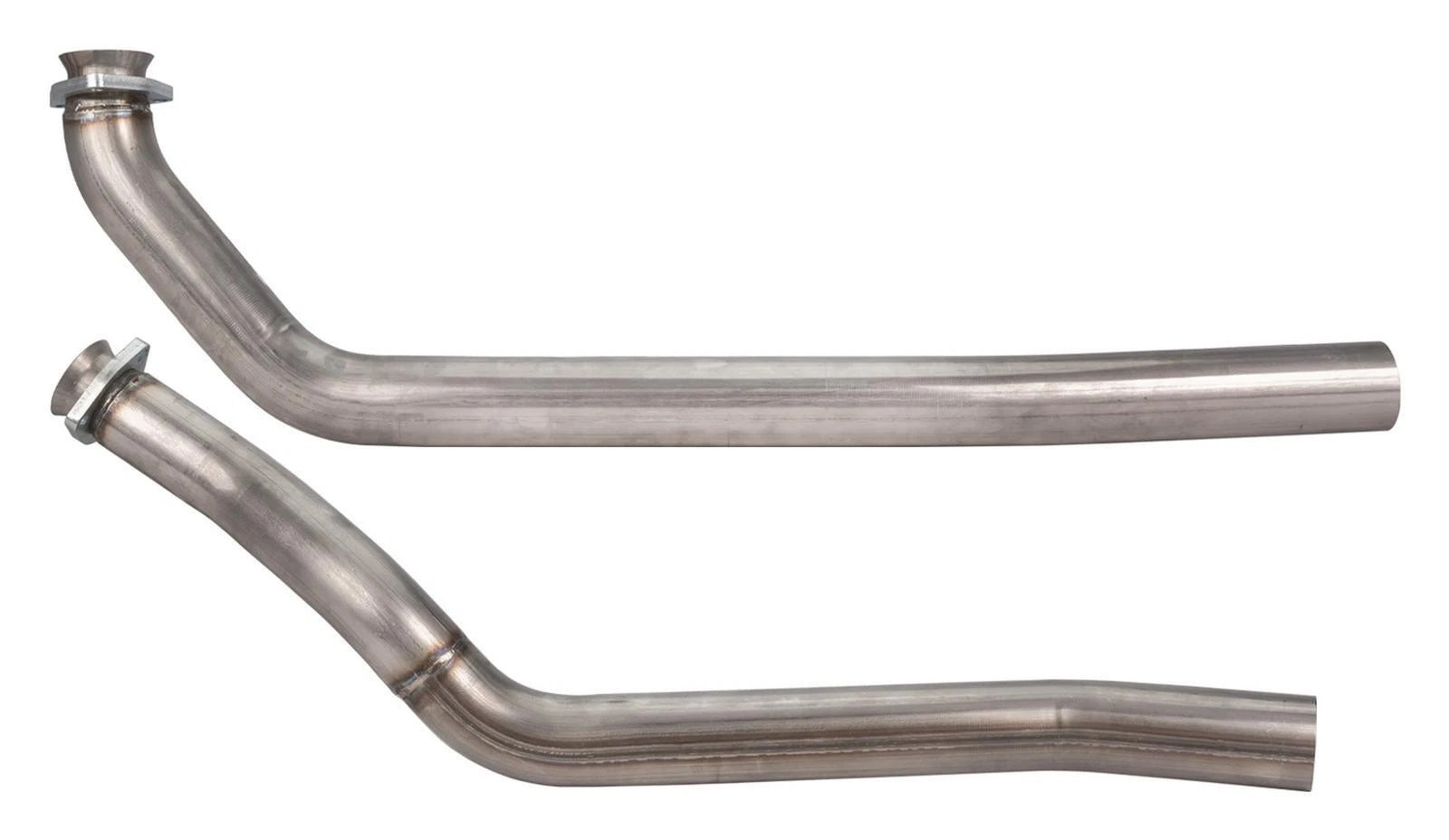 Pypes Performance Exhaust Intermediate Pipe - 2.5 in Diameter - Stainless - Natural - Stock 3-Bolt Manifolds - GM