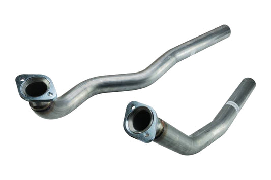 Pypes Performance Exhaust Intermediate Pipe - 2.5 in Diameter - Stainless - Oldsmobile V8 - GM A-Body 1968-72 - Pair