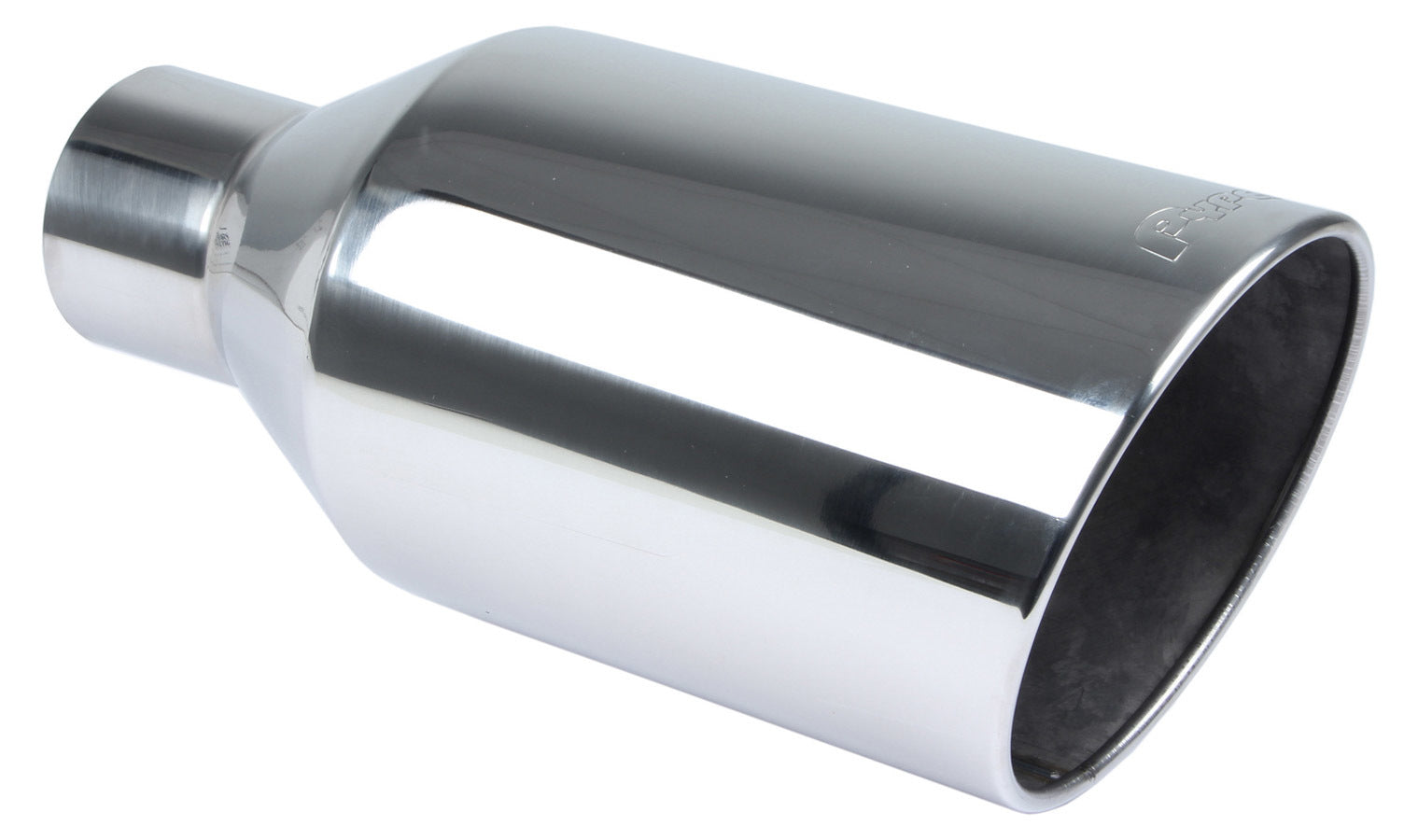 Pypes Performance Exhaust Exhaust Tip - Monster - Weld-On - 4 in Inlet - 8 in Round Outlet - 18 in Long - Single Wall