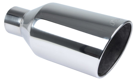 Pypes Performance Exhaust Exhaust Tip - Monster - Weld-On - 4 in Inlet - 8 in Round Outlet - 18 in Long - Single Wall