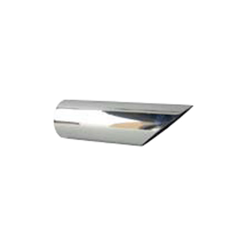 Pypes Performance Exhaust Exhaust Tip - Slip-On - 3 in Inlet - 3 in Round Outlet - 9 in Long - Single Wall - Cut Edge