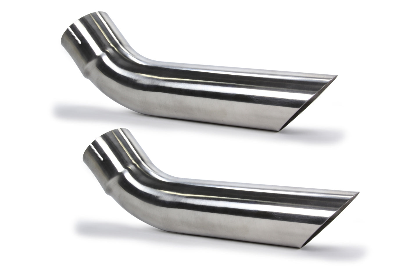 Pypes Performance Exhaust Exhaust Tip - Hockey Stick Tips - Short - Slip-On - 3 in Inlet - 3 in Round Outlet - 13.5 in