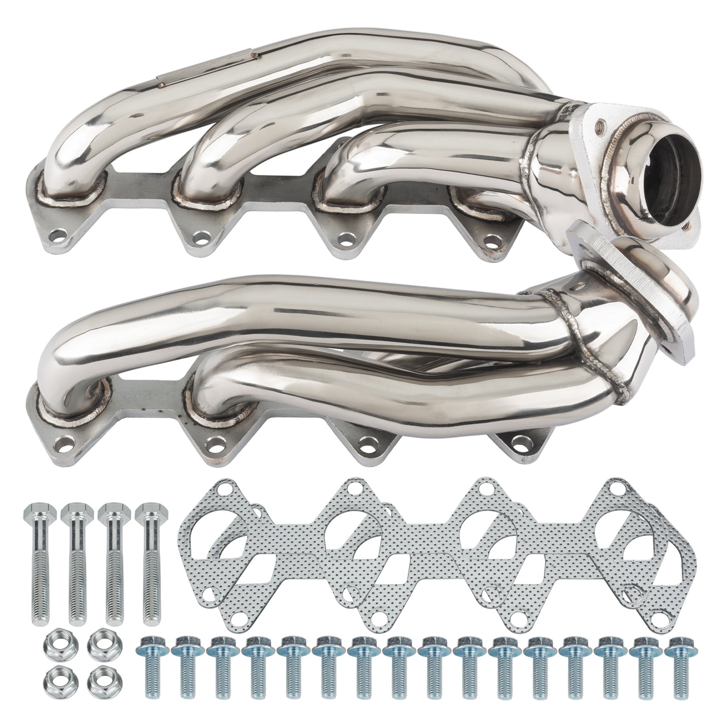 Pypes Performance Exhaust Headers - Short - 1.625 in Primary - Stock Collector Flange - Gaskets / Hardware Included -