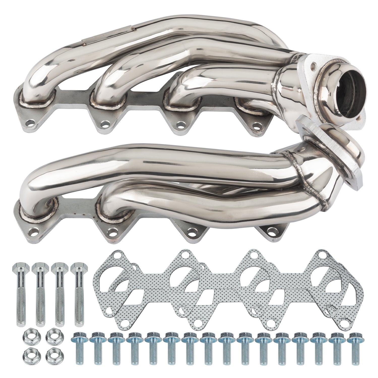 Pypes Performance Exhaust Headers - Short - 1.625 in Primary - Stock Collector Flange - Gaskets / Hardware Included -