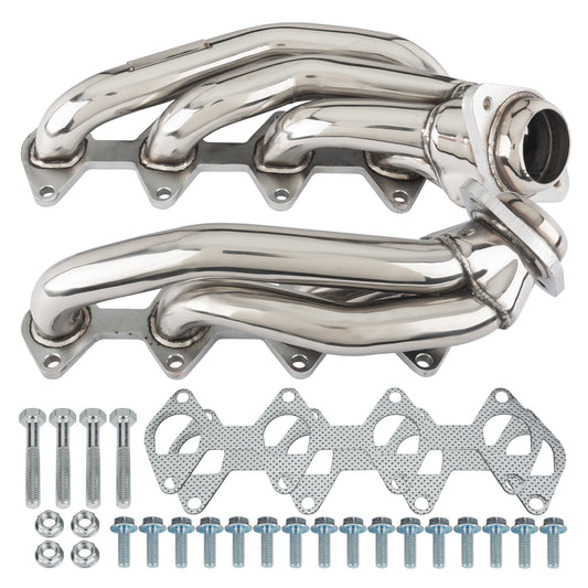 Pypes Performance Exhaust Headers - Short - 1.625 in Primary - Stock Collector Flange - Gaskets / Hardware Included -