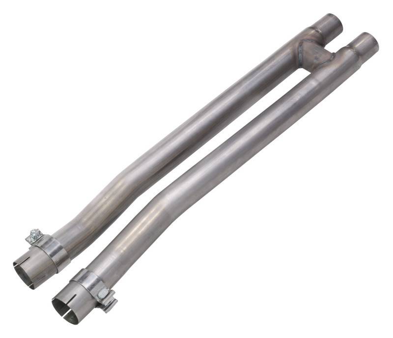 Pypes Performance Exhaust Exhaust H-Pipe - Resonator Delete - 2.5 in Diameter - Stainless - Natural - GT - Ford