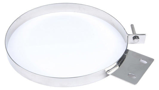 Pypes Performance Exhaust Exhaust Clamp - Stack Clamp - 10 in Diameter - Stainless - Polished - Each