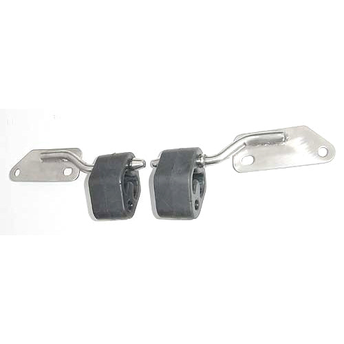 Pypes Performance Exhaust Exhaust Muffler Hanger - Bolt-On - Hardware Included - Stainless / Rubber - Natural - Ford