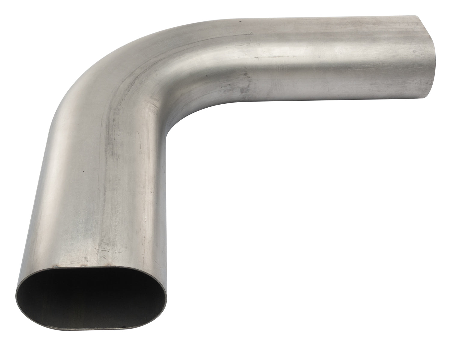 Pypes Performance Exhaust Exhaust Bend - 90 Degree - Oval - Horizontal - Mandrel - 3-1/2 in W x 2-1/4 in H - 16 Gauge