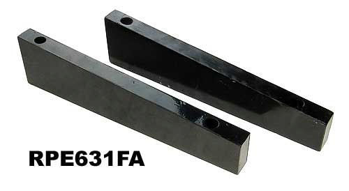 Pypes Performance Exhaust Body Brace Spacer - Steel - Black Powder Coat - GM F-Body 1967-69 - Pair