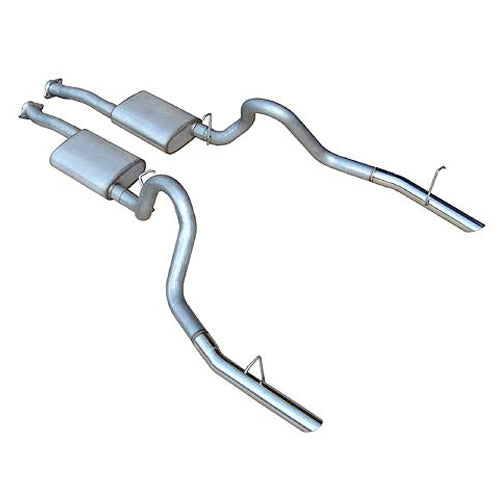 Pypes Performance Exhaust Exhaust System - Violator - Cat-Back - 2.5 in Diameter - 2.5 in Polished Tips - Stainless -