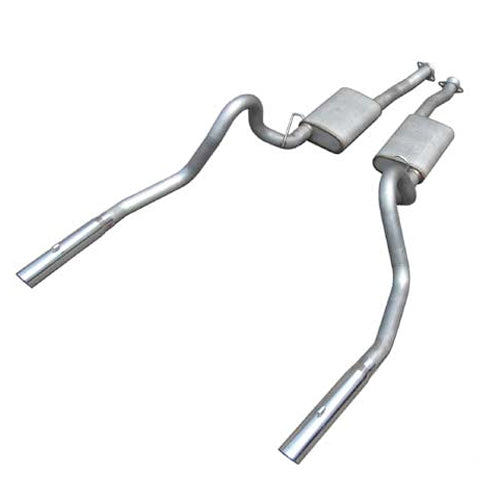 Pypes Performance Exhaust Exhaust System - Violator - Cat-Back - 2.5 in Diameter - 3 in Polished Tips - Stainless -