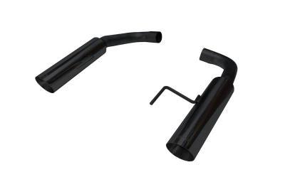 Pypes Performance Exhaust Exhaust System - Pype Bomb - Axle-Back - 2.5 in Diameter - 4 in Tips - Stainless - Black