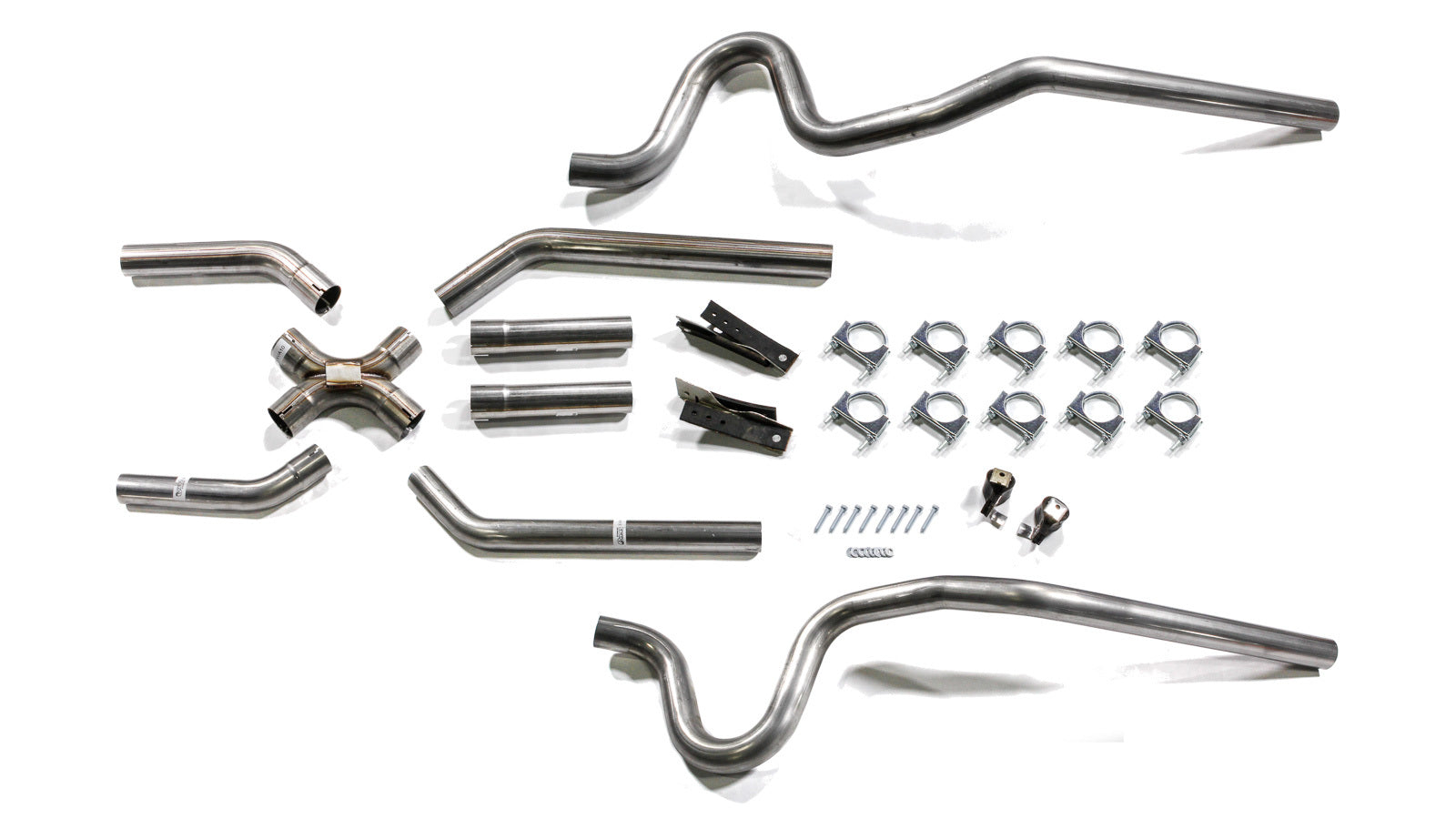 Pypes Performance Exhaust Exhaust System - No-Muffler System - Header-Back - 2.5 in Diameter - 2.5 in Tips - Stainless