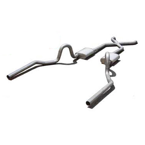 Pypes Performance Exhaust Exhaust System - Street Pro X-Pipe System - Header-Back - 2.5 in Diameter - 2.5 in Tips -