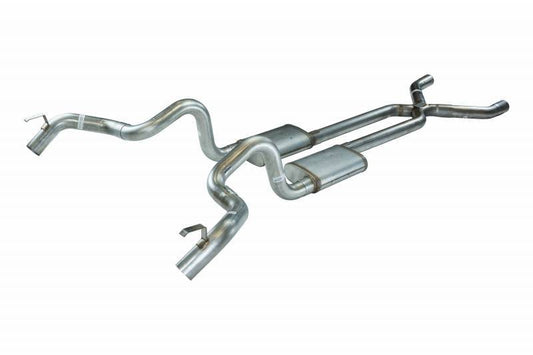 Pypes Performance Exhaust Exhaust System - Header-Back - 3 in Diameter - Race Pro Mufflers - Stainless - GM F-Body /