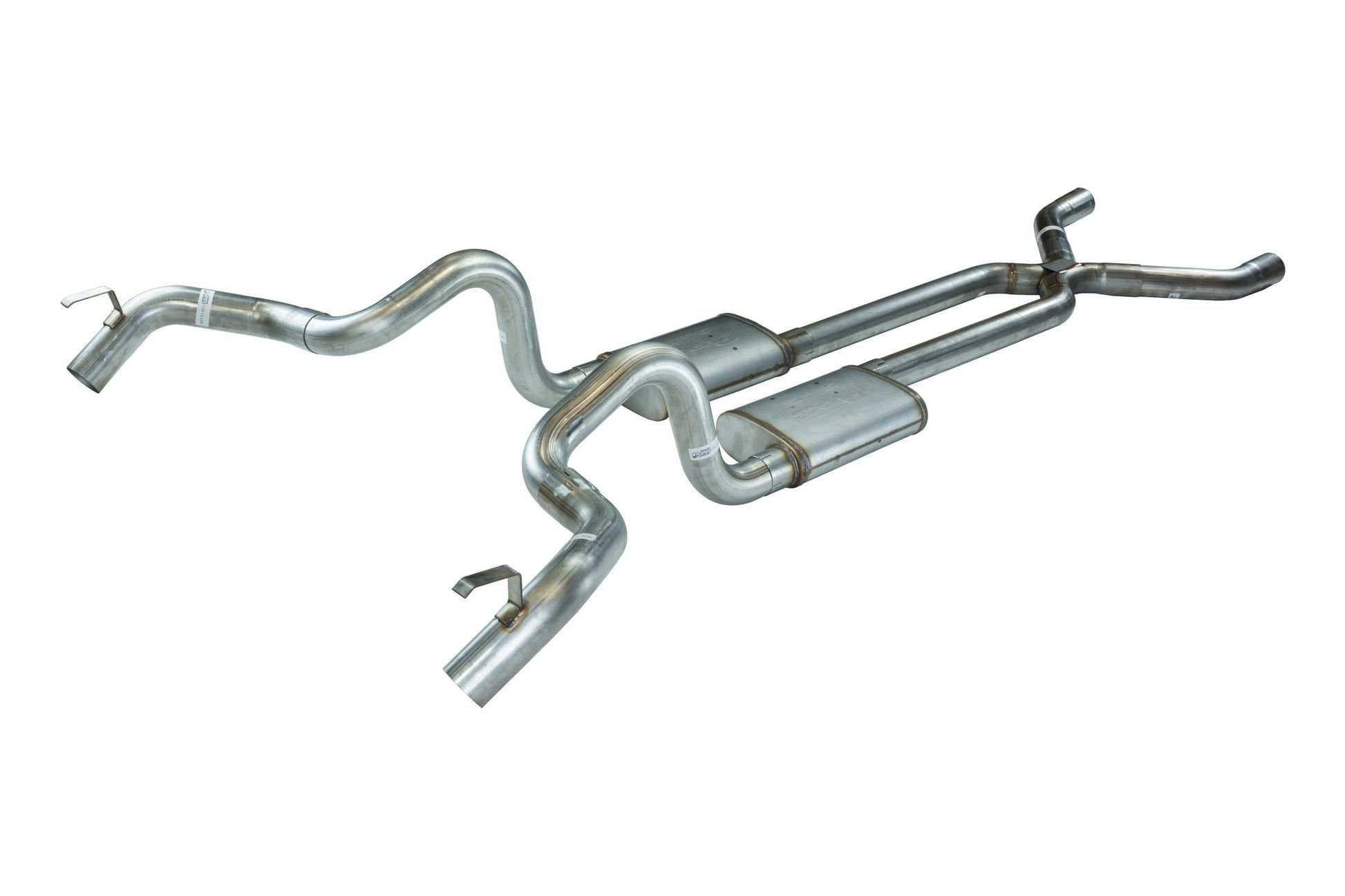 Pypes Performance Exhaust Exhaust System - Violator Series - Header-Back - X-Pipe - 3 in Diameter - Dual Rear Exit -