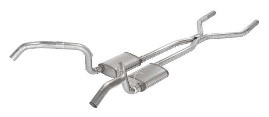Pypes Performance Exhaust Exhaust System - Race Pro Series - Header-Back - H-Pipe - 2.5 in Diameter - Dual Rear Exit -