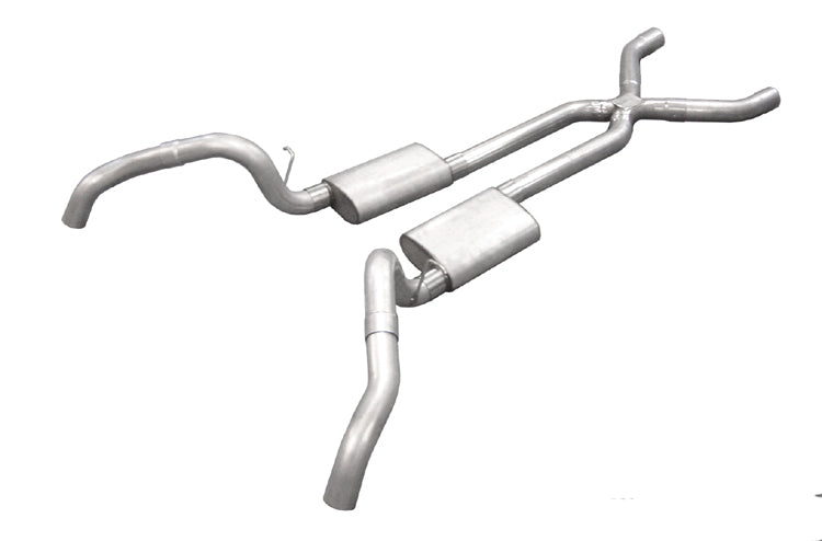 Pypes Performance Exhaust Exhaust System - Race Pro - Header-Back - 3 in Diameter - 3 in Tips - Stainless - GM F-Body