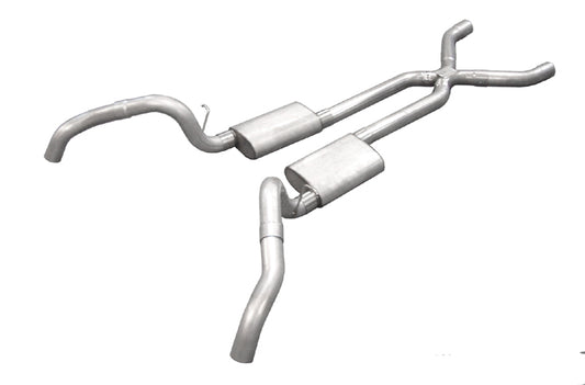 Pypes Performance Exhaust Exhaust System - Race Pro - Header-Back - 3 in Diameter - 3 in Tips - Stainless - GM F-Body
