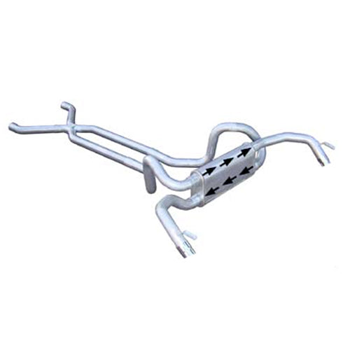 Pypes Performance Exhaust Exhaust System - Crossflow X-Pipe System - Header-Back - 2.5 in Diameter - Stainless - GM