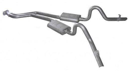 Pypes Performance Exhaust Exhaust System - Race Pro - Cat-Back - 3 in Diameter - Stainless - GM G-Body 1978-88 - Kit