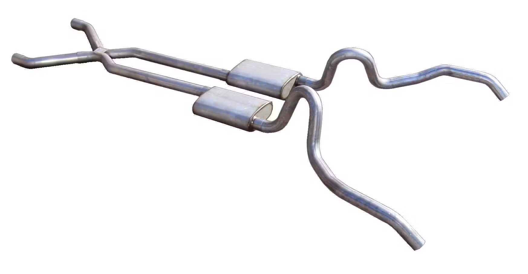 Pypes Performance Exhaust Exhaust System - Turbo Pro Series - Header-Back - X-Pipe - 2.5 in Diameter - Dual Rear Exit