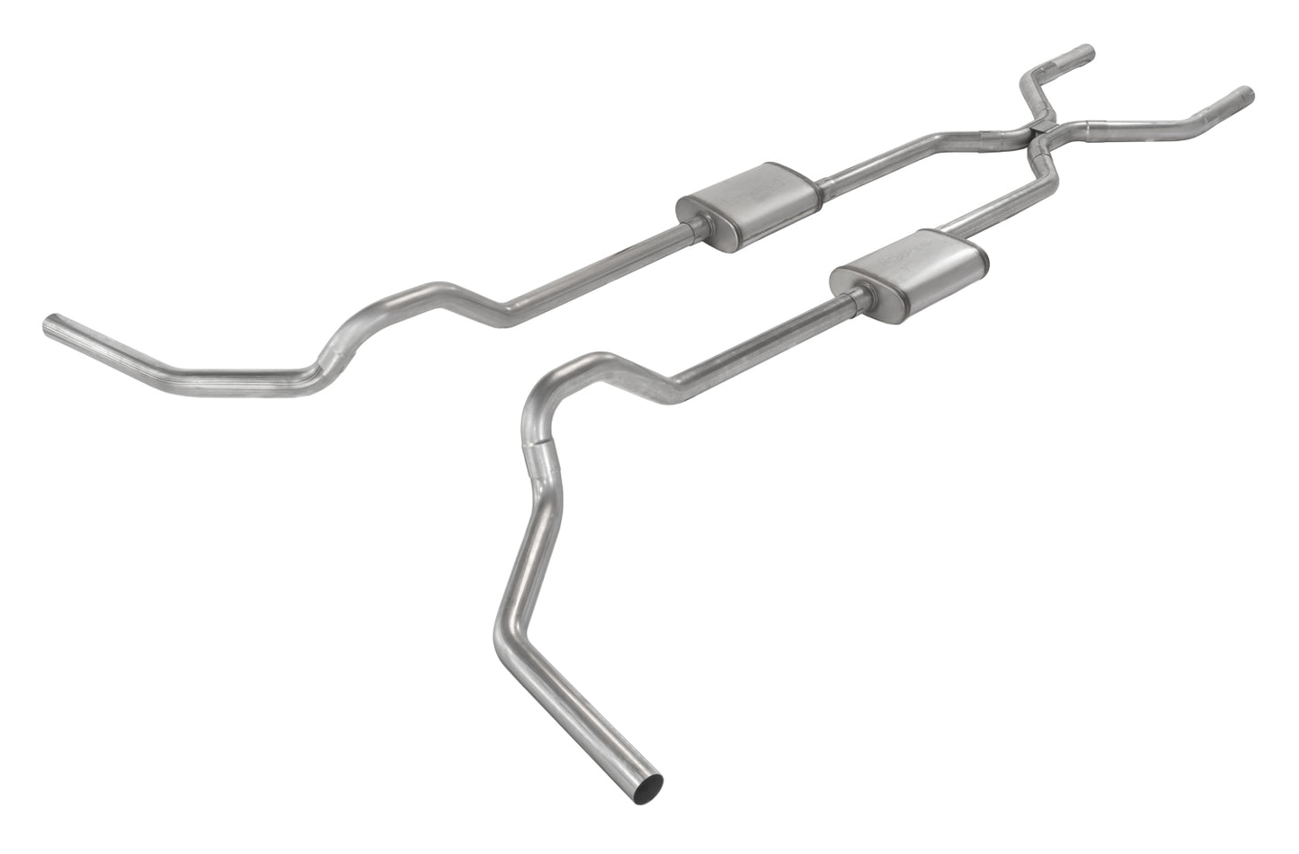 Pypes Performance Exhaust Exhaust System - Violator Series - Crossmember-Back - H-Pipe - 2.5 Diameter - Dual Rear Exit
