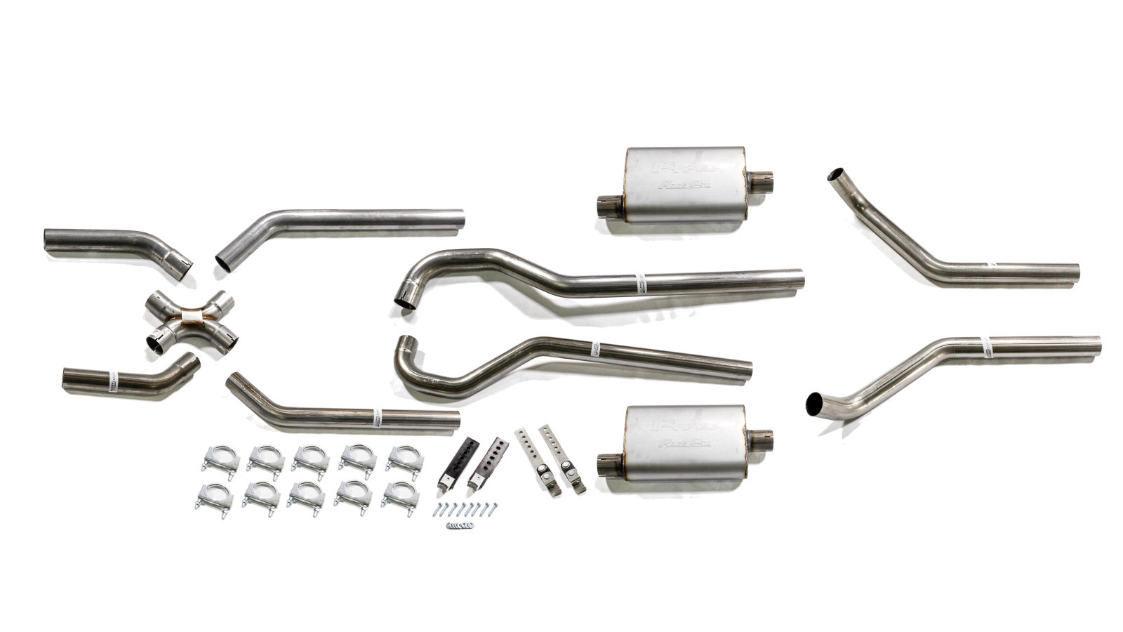 Pypes Performance Exhaust Exhaust System - Street Pro X-Pipe System - Header-Back - 2.5 in Diameter - 2.5 in Tips -
