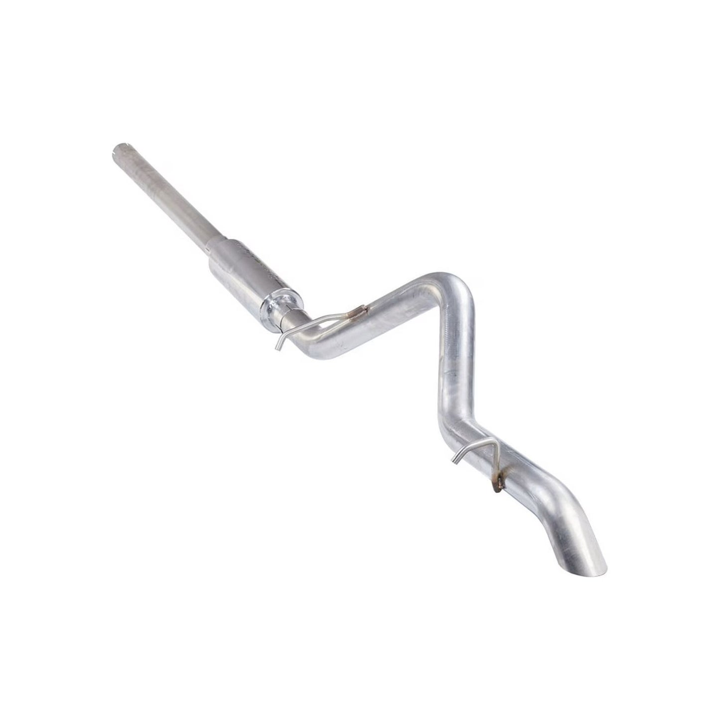 Pypes Performance Exhaust Exhaust System - Cat-Back - 2.5 in Tailpipe - Stainless - Natural - Jeep Wrangler JK 2007-18