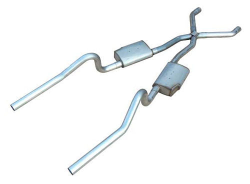 Pypes Performance Exhaust Exhaust System - Street Pro X-Pipe System - Header-Back - 2.5 in Diameter - 2.5 in Tips -
