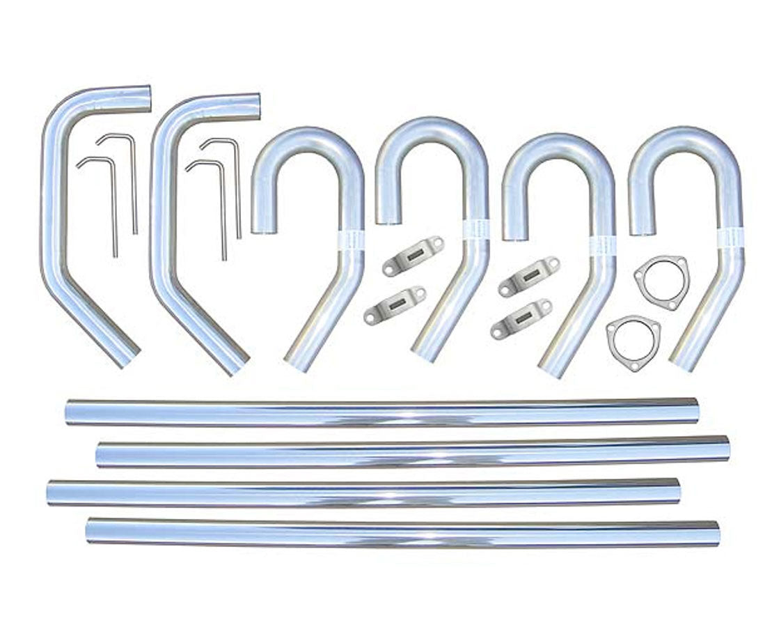 Pypes Performance Exhaust Exhaust Bend Kit - Universal Builders System - 2.5 in Diameter - Various Bends / Straights /