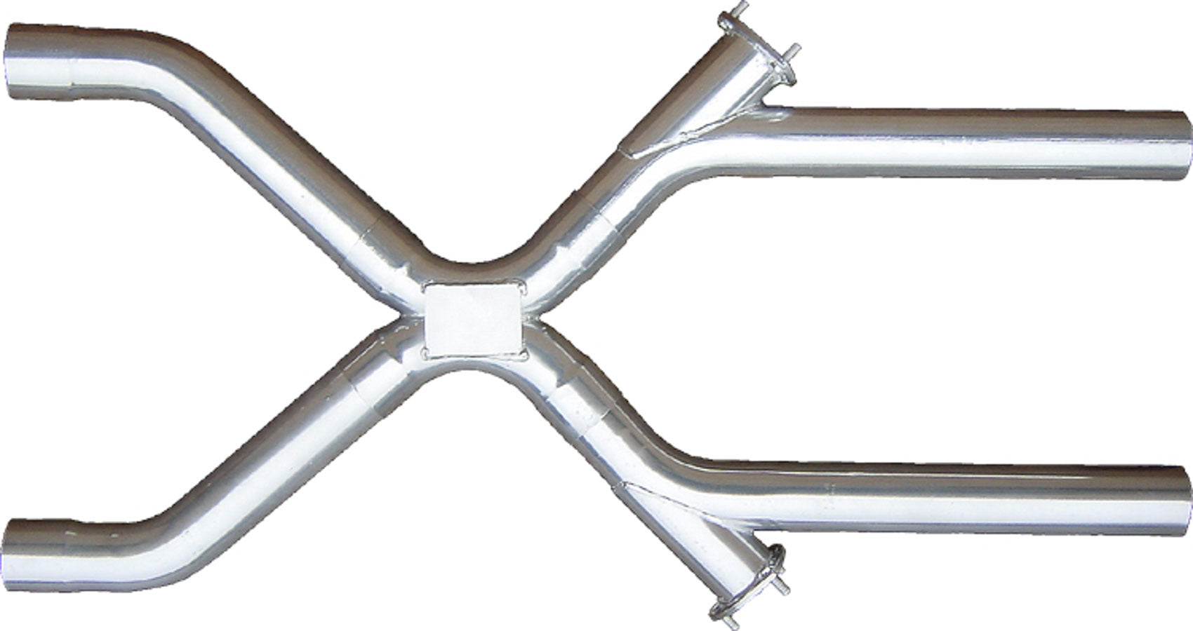 Pypes Performance Exhaust Exhaust X-Pipe - X-Change - 3 in Diameter - Dumps - Stainless - Natural - Universal - Each